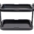APS 9204 Buffetvitrine „Doppeldecker“ – 2 beidseitig aufklappbare, transparente Rolltophauben, 2 Edelstahl-Tabletts, 4 Kühl-Akkus, platzsparend lagerbar – Made in Germany, Schwarz - 6
