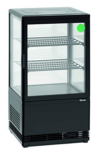 Bartscher Mini-Kühlvitrine 58L-SW Gastronomiebedarf - 1