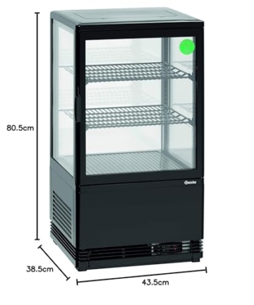Bartscher Mini-Kühlvitrine 58L-SW Gastronomiebedarf - 9