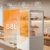 Upstreman Kühlvitrine 58L, Vitrine für Kühlschränke, Kühltheke 2-10°C, LED-Beleuchtung, 2 Verstellbare Ablagen, für Café Bäckerei, Tortenvitrine, CD58-Weiß - 2