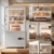 Upstreman Kühlvitrine 58L, Vitrine für Kühlschränke, Kühltheke 2-10°C, LED-Beleuchtung, 2 Verstellbare Ablagen, für Café Bäckerei, Tortenvitrine, CD58-Weiß - 6