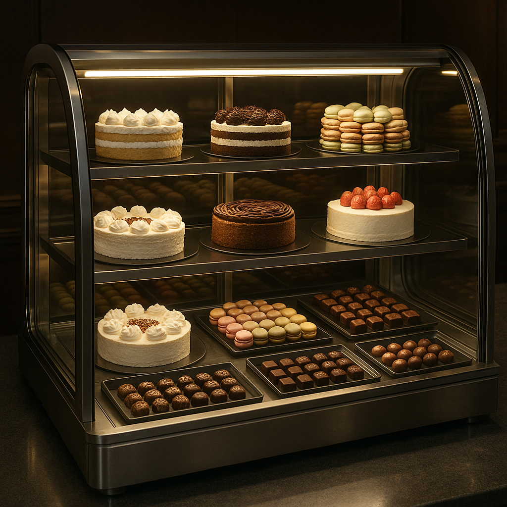 Kuchenvitrine für Bäckerei